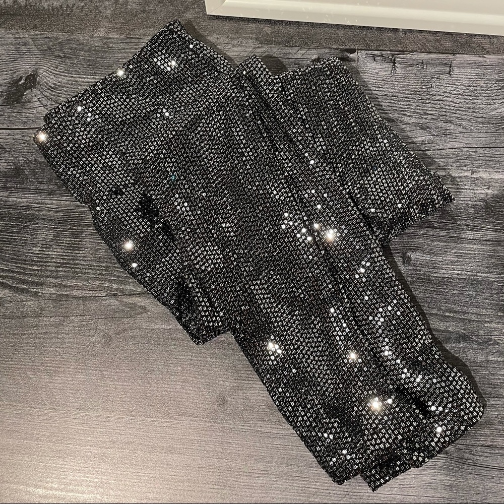 NWT Shiny, Sequin Leggings
